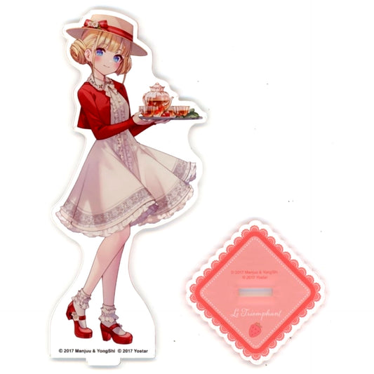 Le Triomphant Strawberry Fair Theme Acrylic Stand Azur Lane Yostar Official Shop JR Akihabara Station Goods [USED]