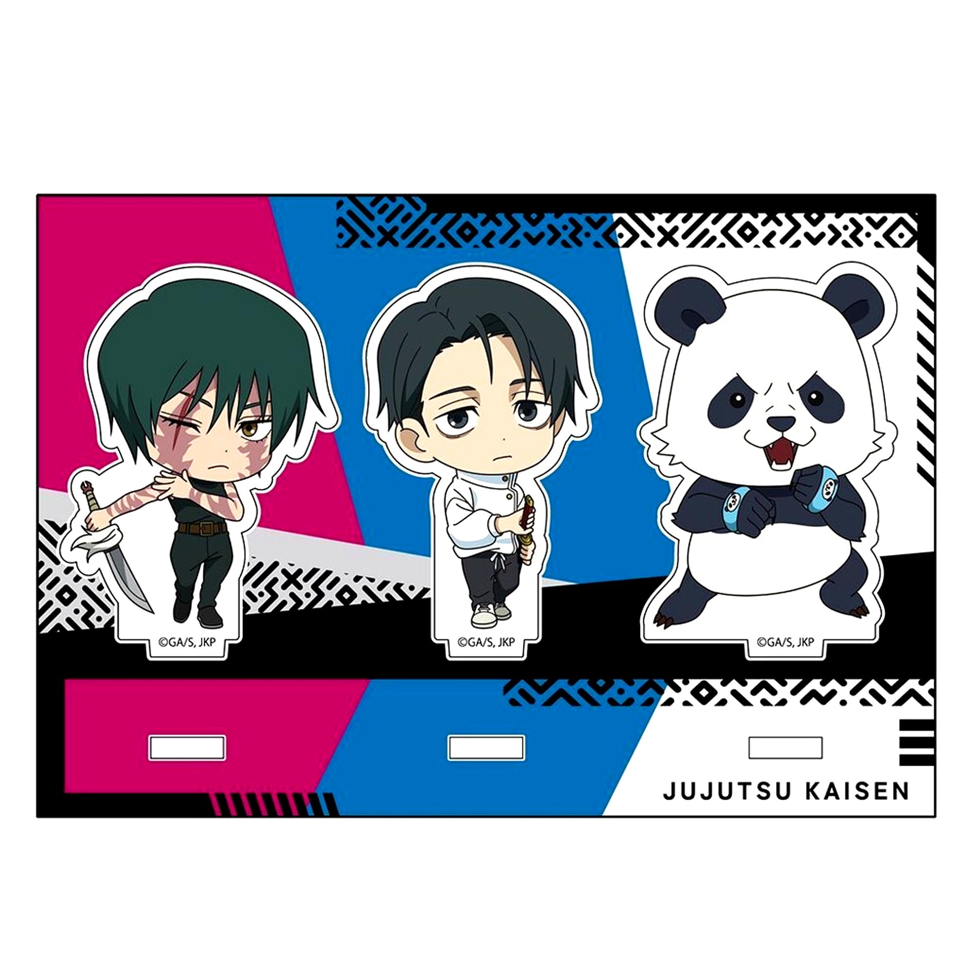 Okkotsu & Maki & Panda D. Deformed Collection Jujutsu Kaisen Culling Game [USED]