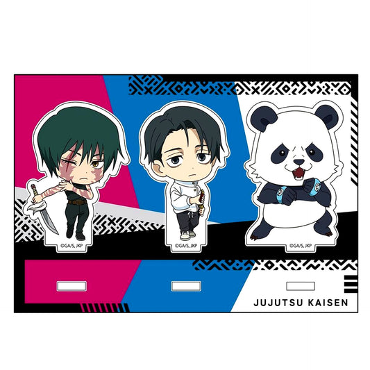 Okkotsu & Maki & Panda D. Deformed Collection Jujutsu Kaisen Culling Game [USED]
