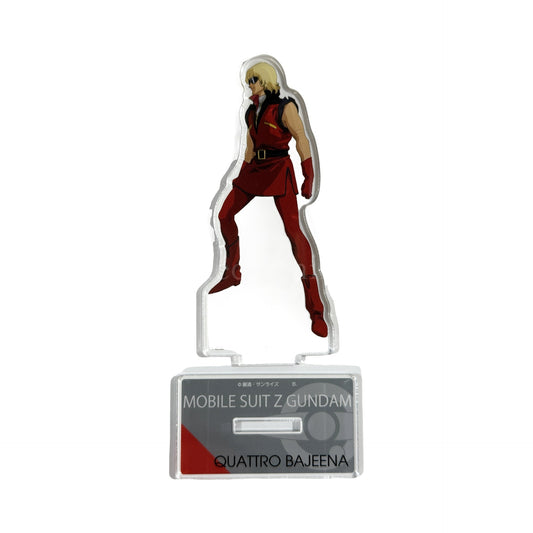 Quattro Bajeena 40th Anniv Key Visual Big Acrylic Stand Mobile Suit Zeta Gundam [USED]