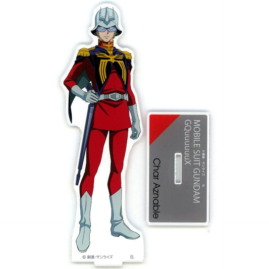 Char Aznable Big Acrylic Stand Mobile Suit Gundam GQuuuuuuX [USED]