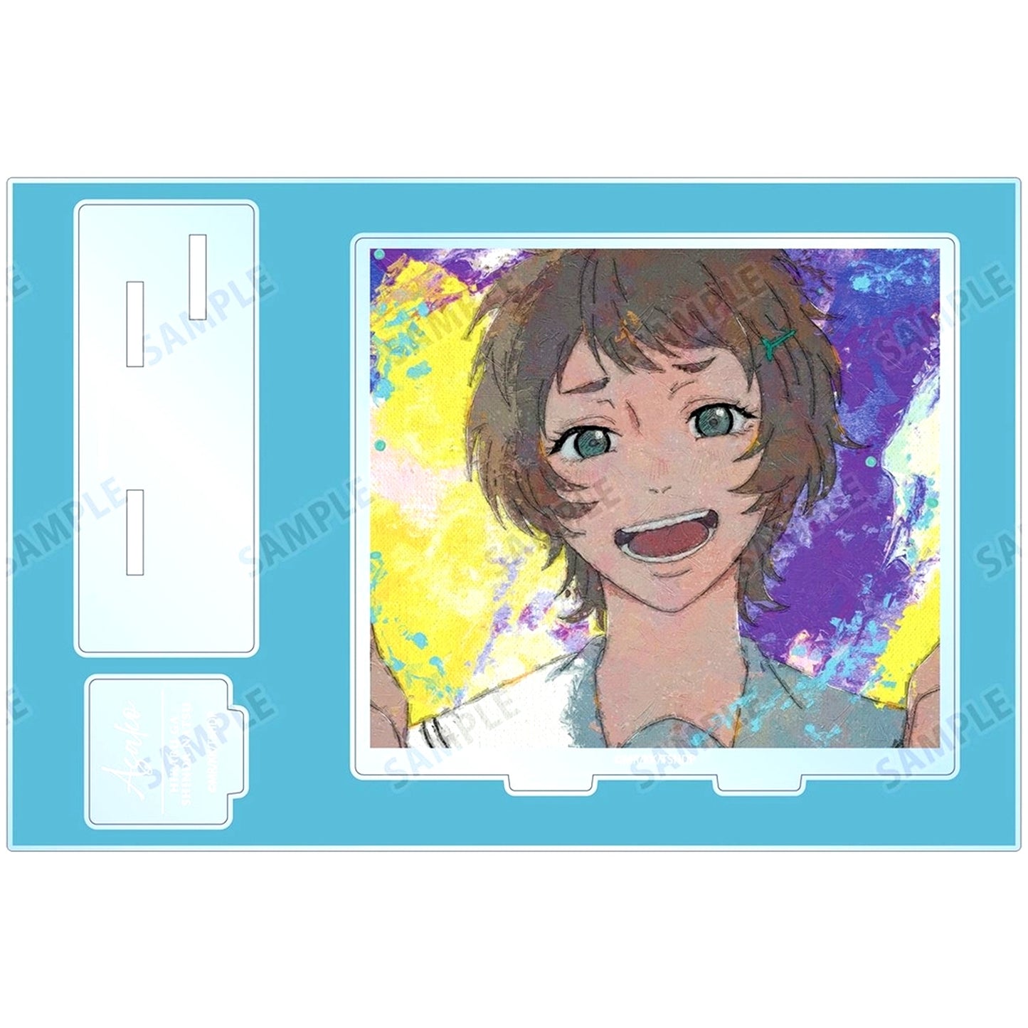 Asako Yamagishi grunge CANVAS BIG Acrylic Stand with Parts TV Anime The Summer Hikaru Died [USED]