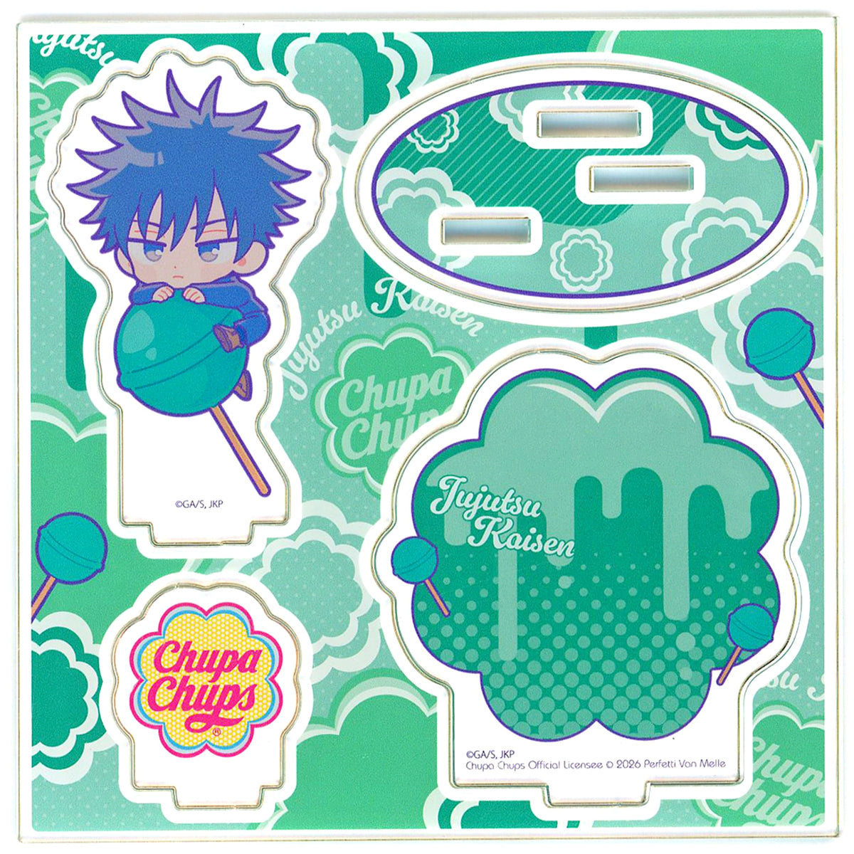 Megumi Fushiguro Acrylic Stand Plate JUJUTSU KAISEN x Chupa Chups POP UP SHOP in HMV [USED]
