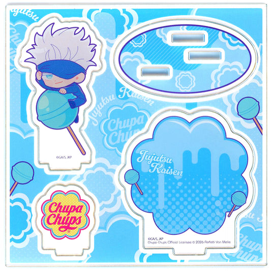 Satoru Gojo Acrylic Stand Plate JUJUTSU KAISEN x Chupa Chups POP UP SHOP in HMV [USED]