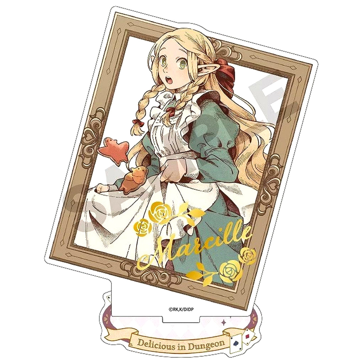 Marcille Donato Doowa Frame Gold Foil Acrylic Stand Delicious in Dungeon [USED]