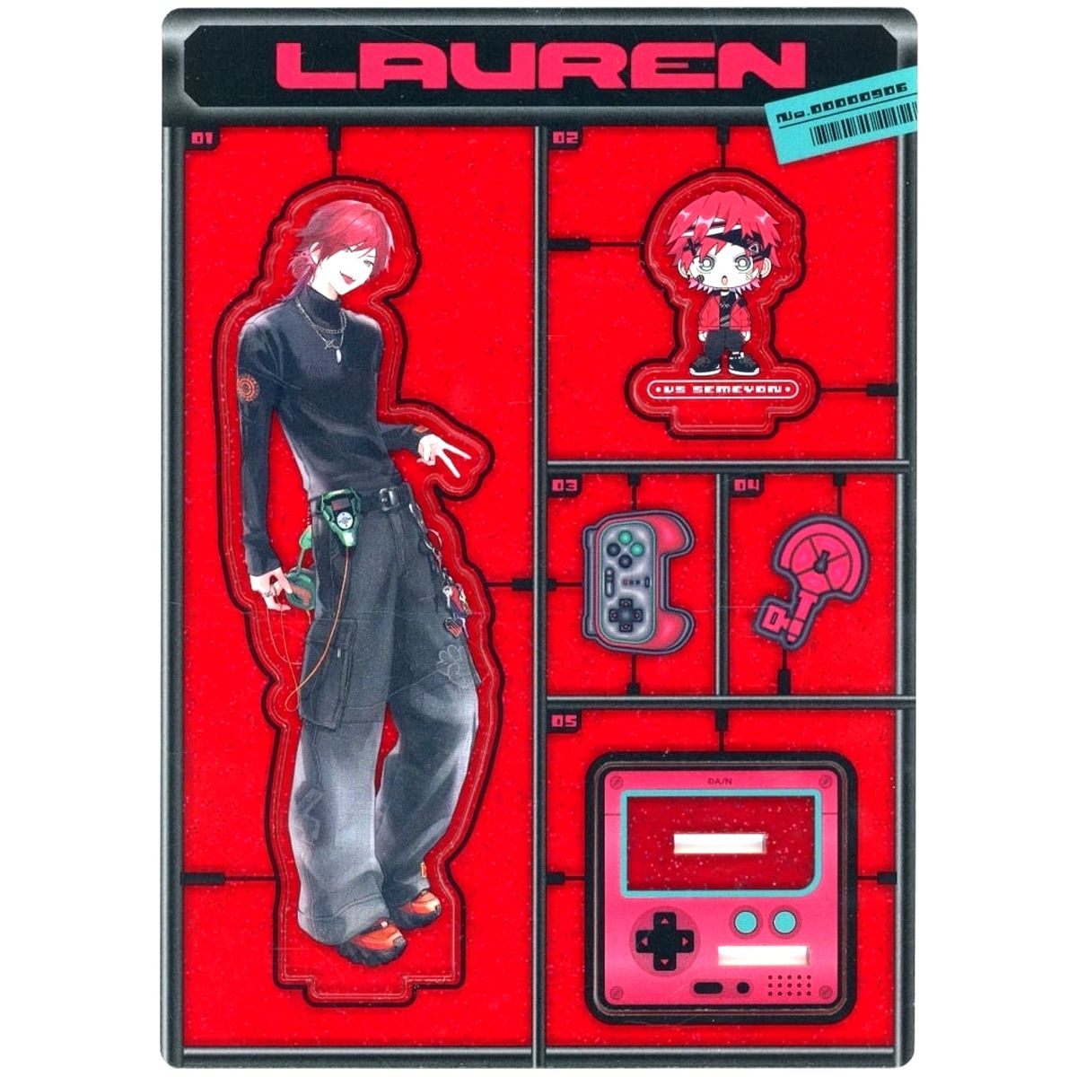 Lauren Iroas Virtual YouTuber Nijisanji Glitter Acrylic Stand VS Seme4 [USED]
