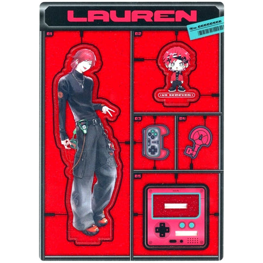 Lauren Iroas Virtual YouTuber Nijisanji Glitter Acrylic Stand VS Seme4 [USED]