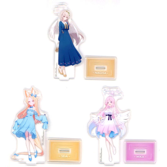 Set of 3 G Prize Blue Archive Ichiban Kuji Vol.3 Tea Party Acrylic Stand [USED]