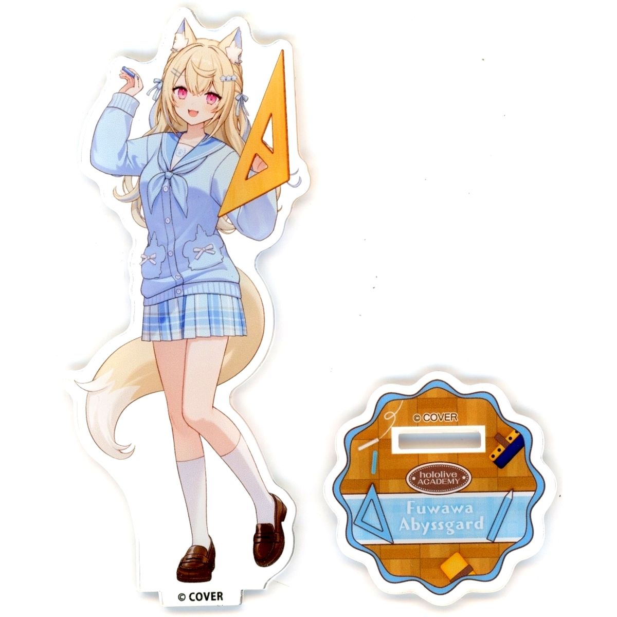 Fuwawa Abyssgard Life-size Acrylic Stand Virtual YouTuber Holo Live Spring Color hololive Academy x SWEETS PARADISE [USED]