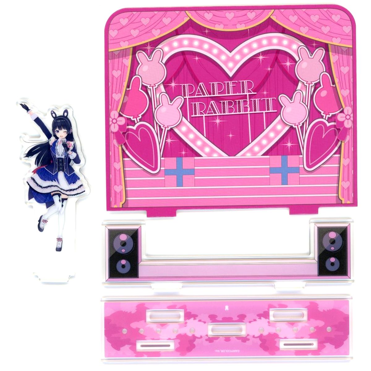 Tsukino Mito Virtual YouTuber Nijisanji Acrylic Stand 2nd One-Man Live Paper Rabbit [USED]
