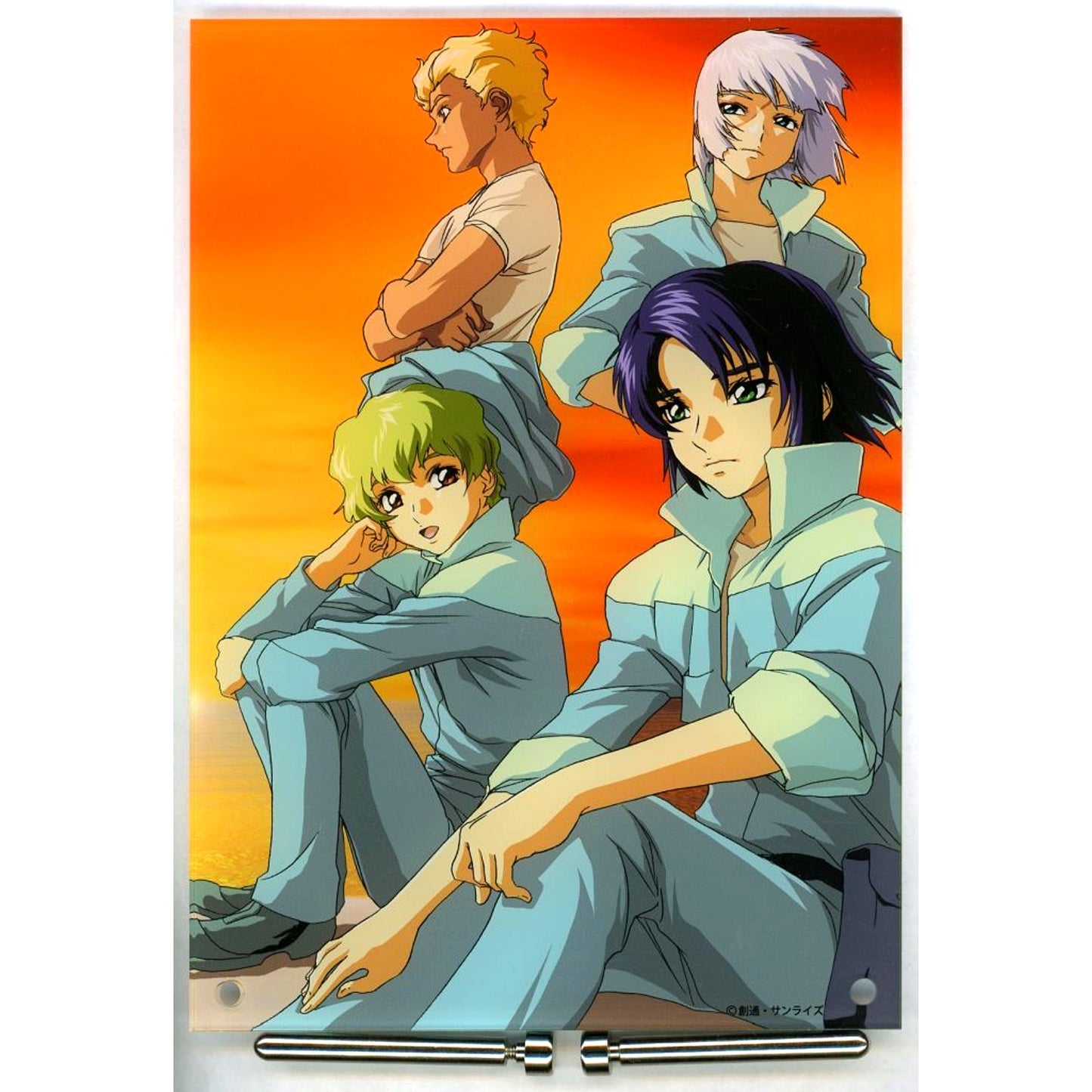 Group Dusk Gundam Cinema Rally feat. Hathaway's Flash Acrylic Panel Mobile Suit Gundam SEED [USED]