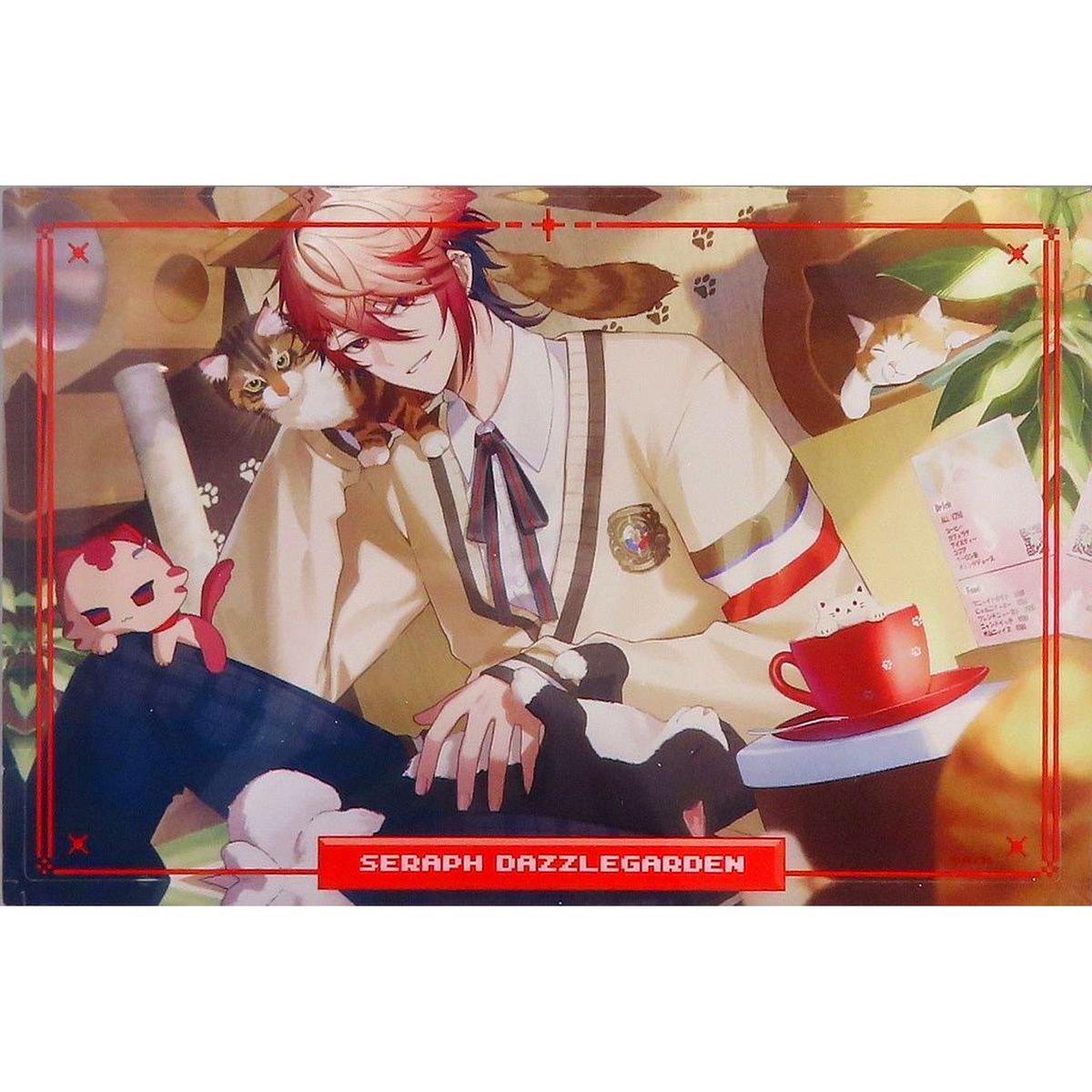 Seraph Dazzlegarden Virtual YouTuber Nijisanji Gakuen Voltaction Acrylic Block [USED]