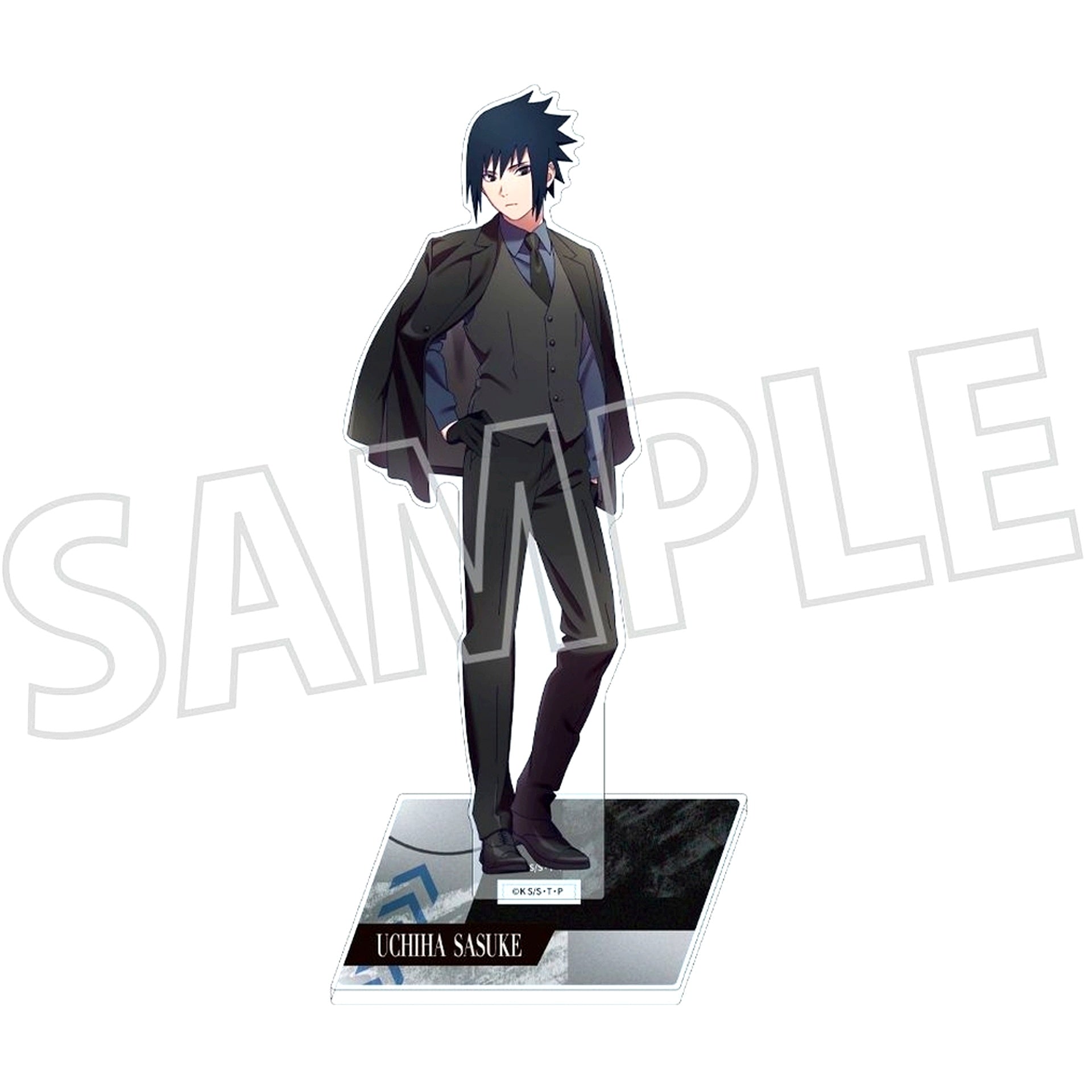 Sasuke Uchiha Formal Acrylic Stand Naruto Shippuden [USED]