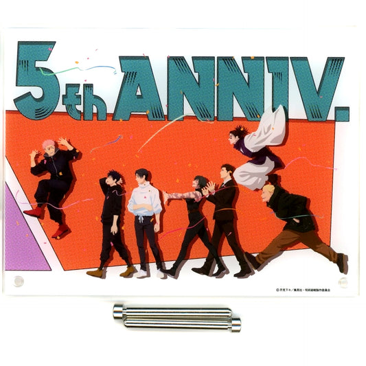 Group 3rd Visual Acrylic Panel Anime Jujutsu Kaisen 5th Anniversary [USED]