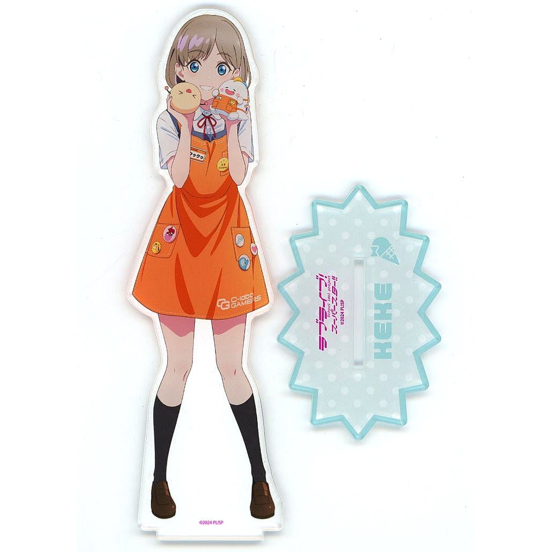 Keke Tang Huge Acrylic Stand Poster Girl Harajuku Gamers 4th Anniv Ver. Love Live! Superstar!! [USED]