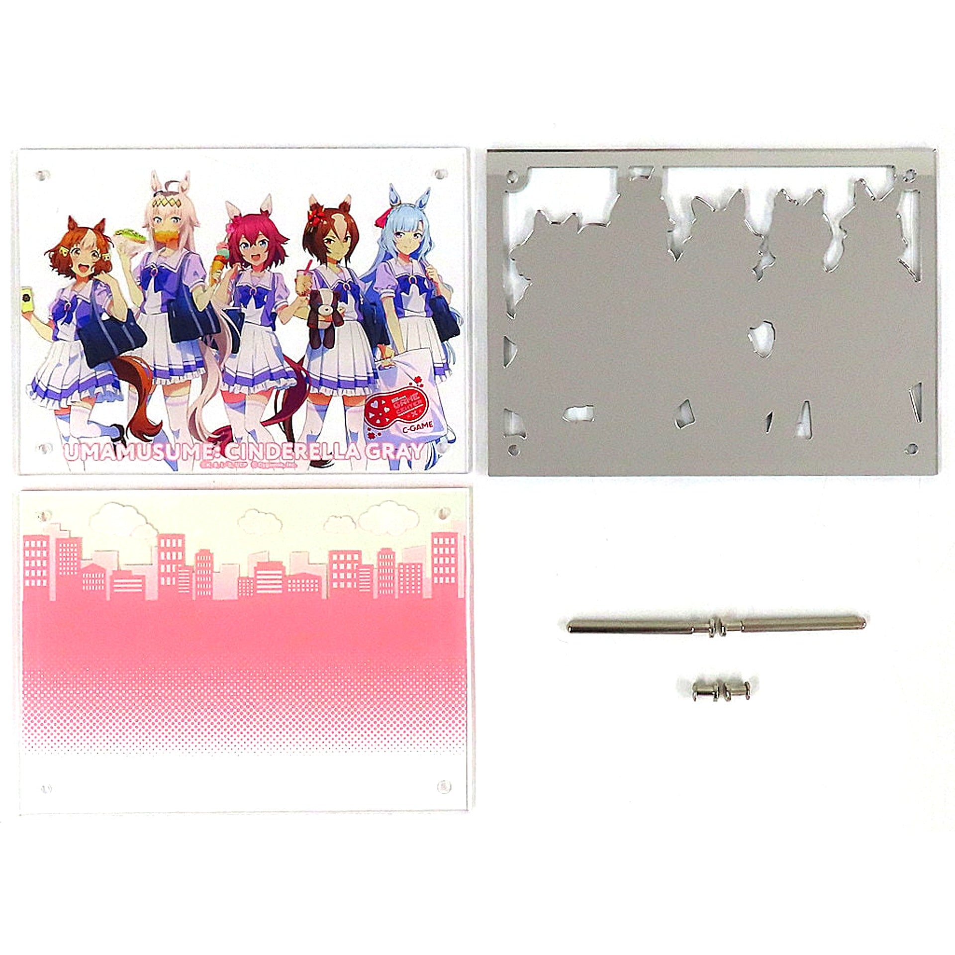 Group Uma Musume Cinderella Gray 3-Layer Mirror Acrylic Panel [USED]