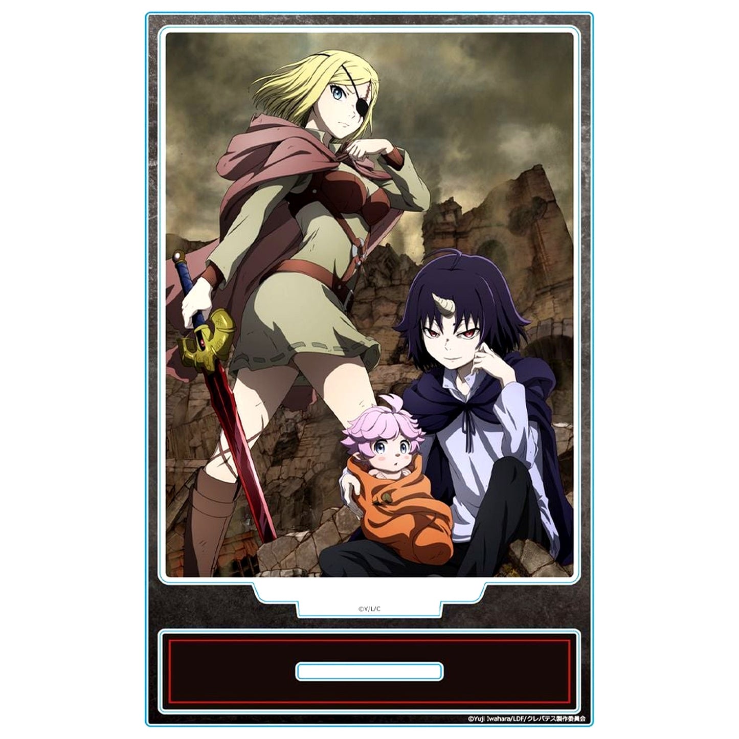 Alicia and Clen and Luna Clevatess The King of Devil Beasts The Baby and The Brave of Undead Acrylic Character Stand [USED]