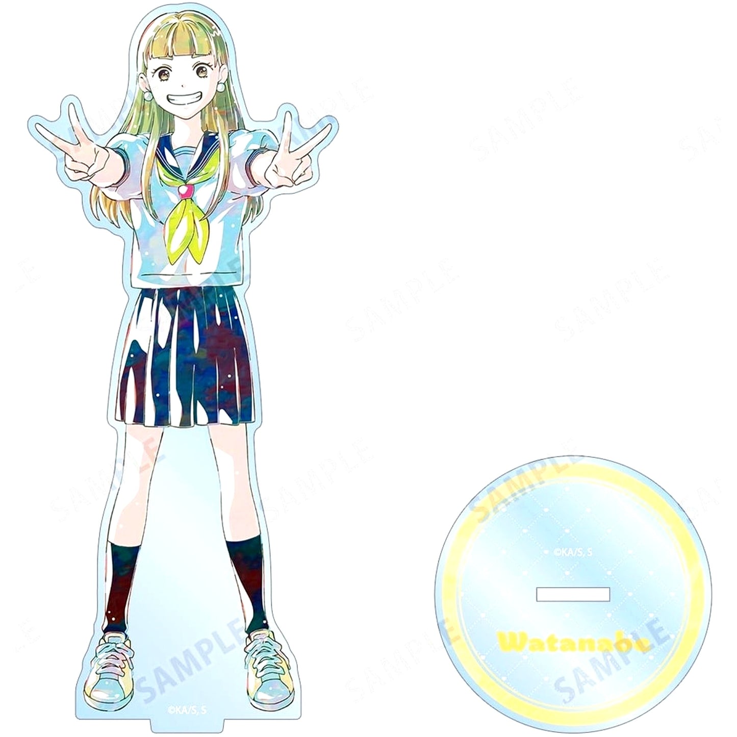 Watanabe Ani-Art BIG Acrylic Stand TV Anime You and I Are Polar Opposites [USED]