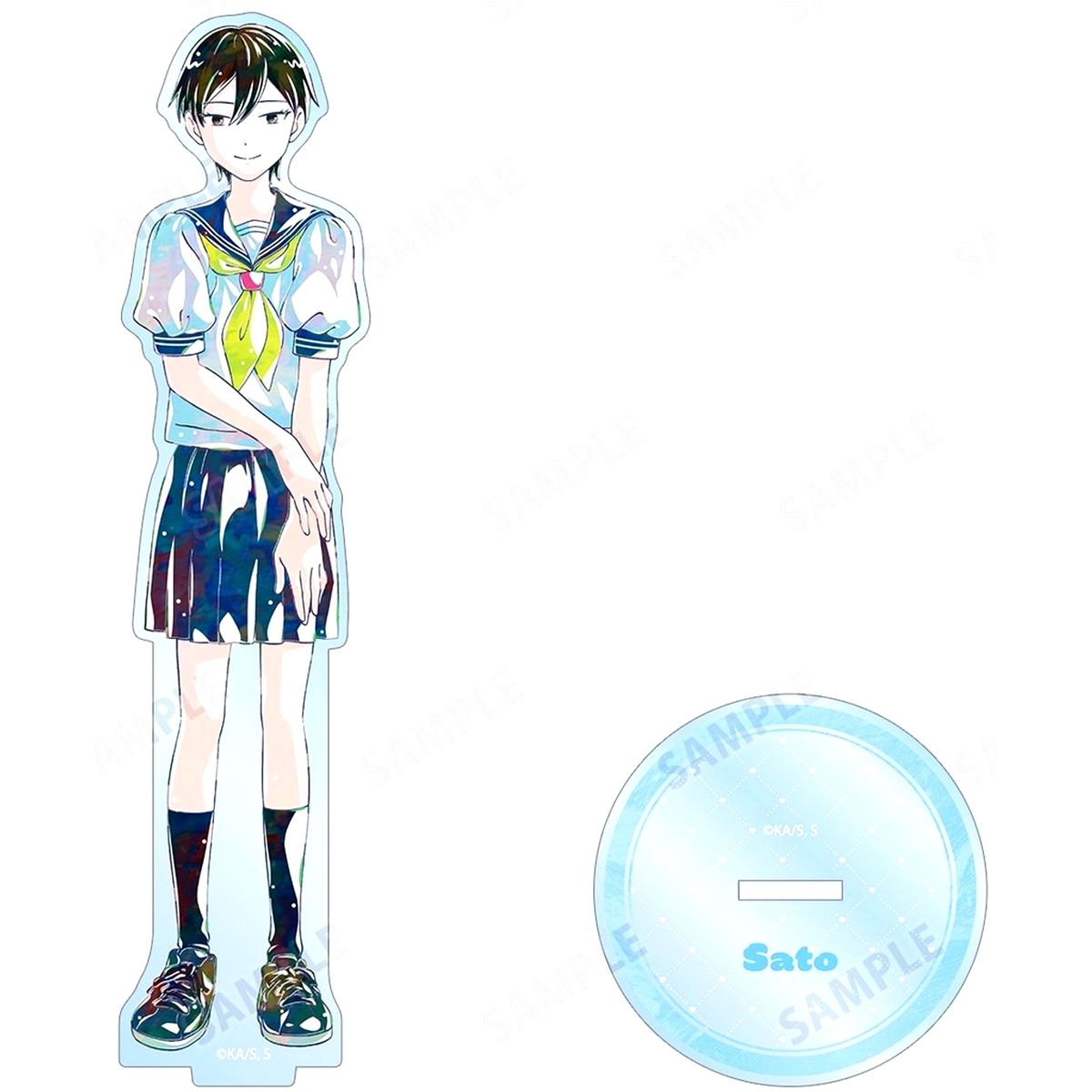 Aoi Sato Ani-Art Big Acrylic Stand TV Anime You and I Are Polar Opposites [USED]