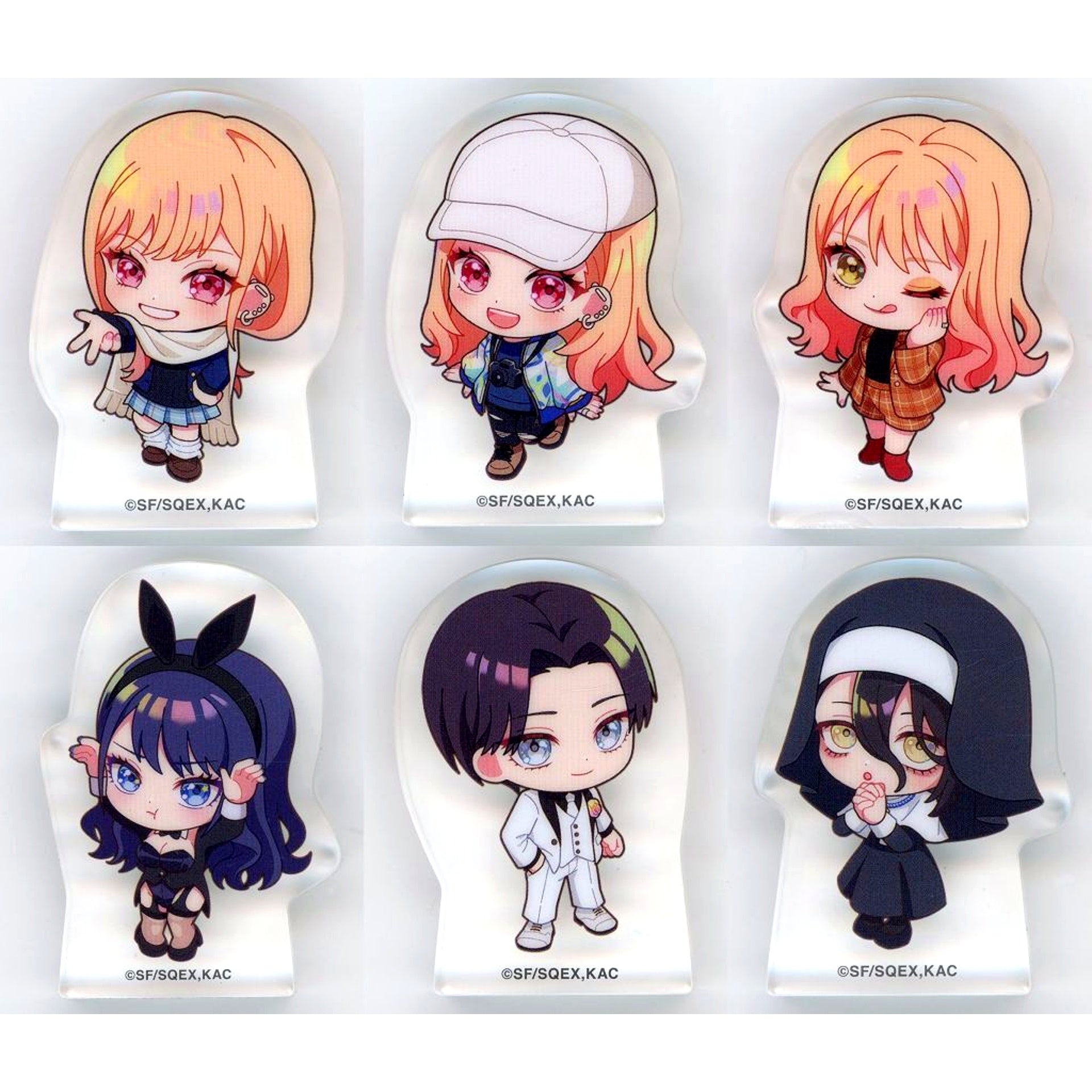 Set of 6 My Dress-Up Darling Season 2 Lots of Marin Miagete Star Thick Acrylic Stand [USED]