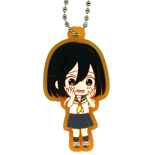 Nishi Capsule Rubber Keychain You and I Are Polar Opposites [USED]