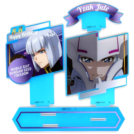 Yzak Joule Birthday Series Aurora Acrylic Stand Mobile Suit Gundam SEED FREEDOM [USED]