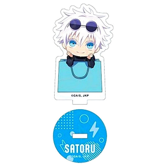 Satoru Gojo Sunglasses Jujutsu Kaisen Mini Acrylic Stand Shopping Mini Character Ver. Anime 5th Anniversary in DiverCity Tokyo Plaza [USED]
