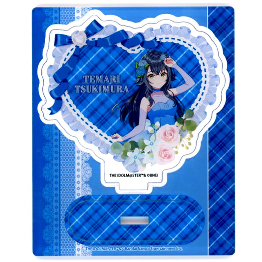 Temari Tsukimura Acrylic Stand Floral Dress Ver. Gakuen Idolmaster x HANA-BIYORI [USED]