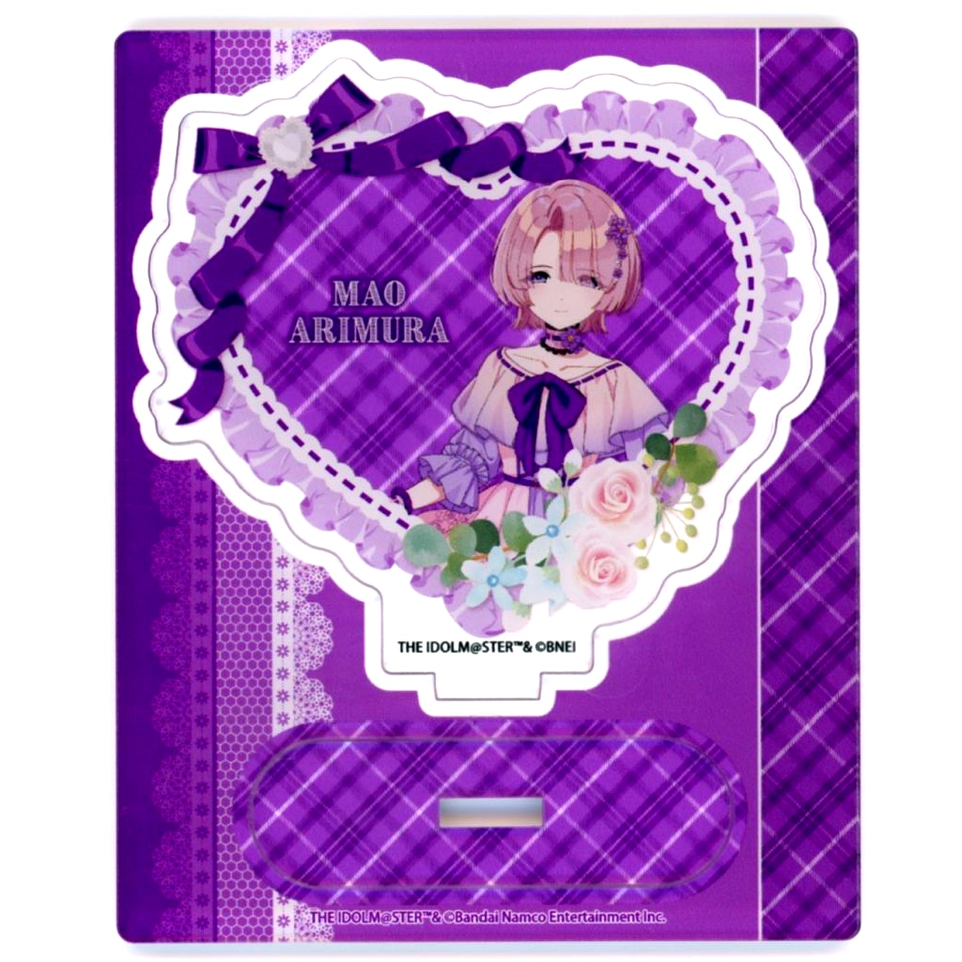 Mao Arimura Acrylic Stand Floral Dress Ver. Gakuen Idolmaster x HANA-BIYORI [USED]