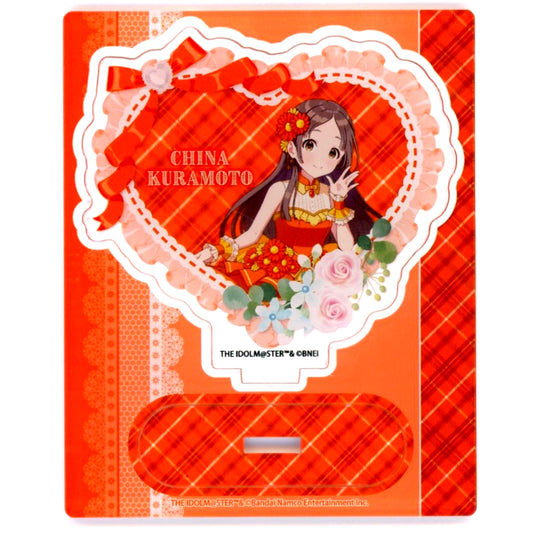 China Kuramoto Acrylic Stand Floral Dress Ver. Gakuen Idolmaster x HANA-BIYORI [USED]
