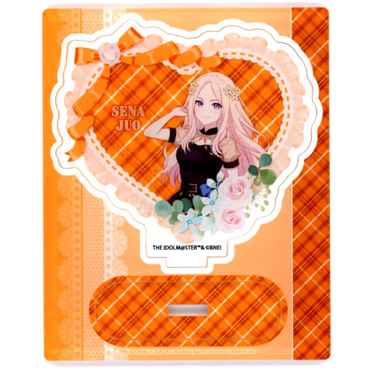 Sena Juo Acrylic Stand Floral Dress Ver. Gakuen Idolmaster x HANA-BIYORI [USED]