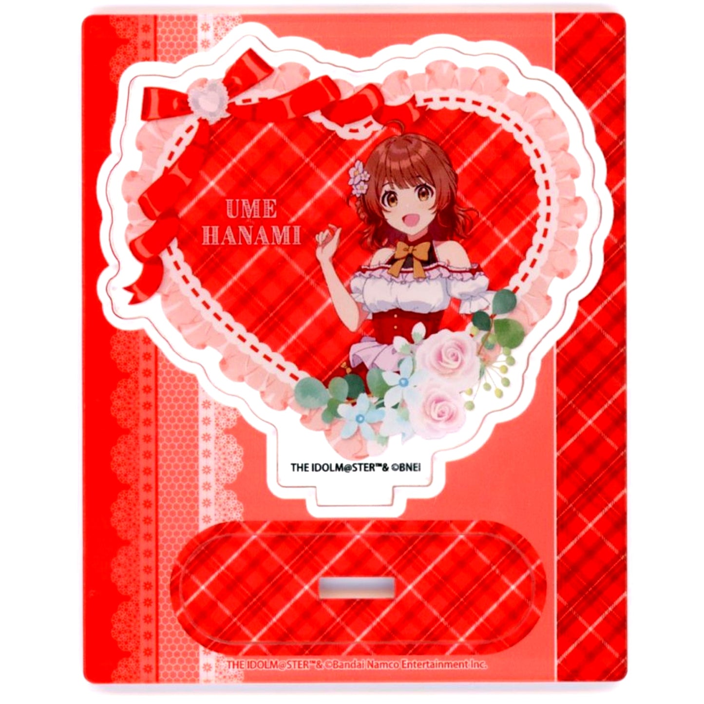 Yume Hanami Acrylic Stand Floral Dress Ver. Gakuen Idolmaster x HANA-BIYORI [USED]