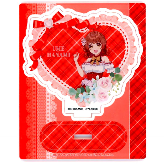 Yume Hanami Acrylic Stand Floral Dress Ver. Gakuen Idolmaster x HANA-BIYORI [USED]