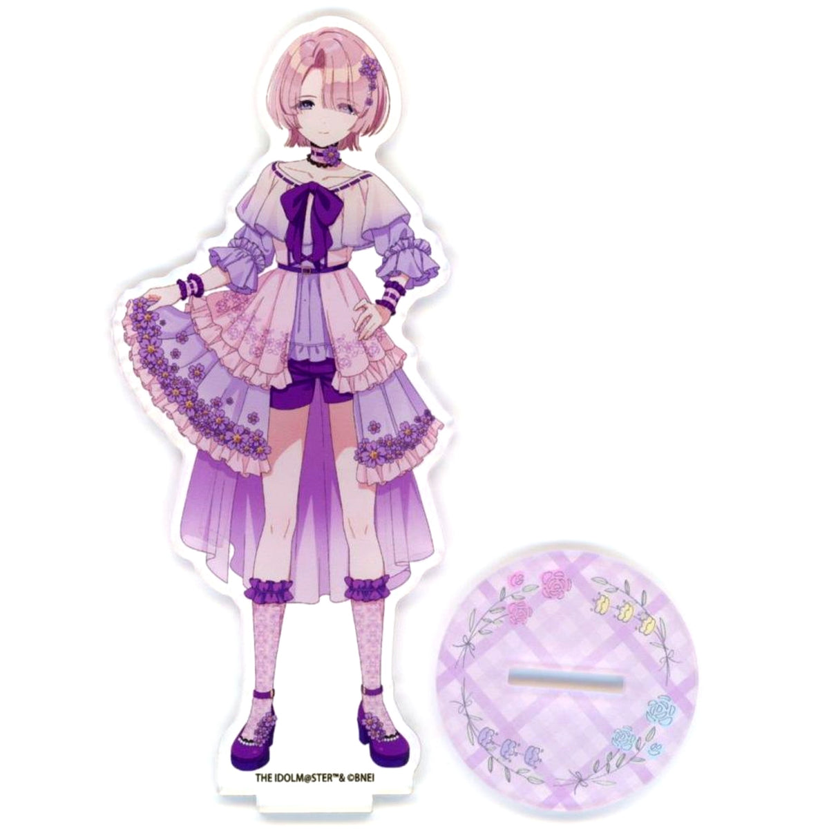 Mao Arimura Acrylic Figure Floral Dress Ver. Gakuen iDOLM@STER x HANA BIYORI [USED]