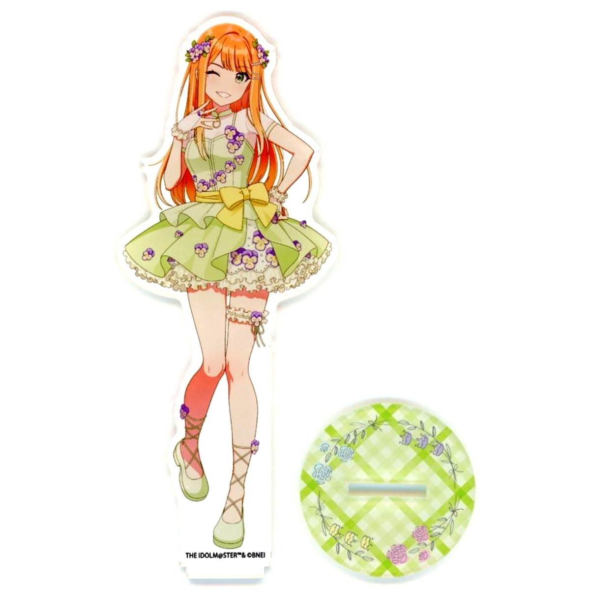 Sumika Shiun Acrylic Figure Floral Dress Ver. Gakuen iDOLM@STER x HANA BIYORI [USED]