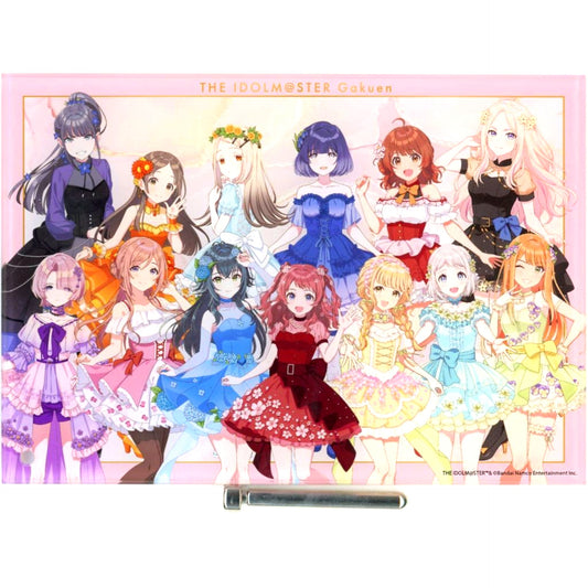 Group Mini Acrylic Art Floral Dress Ver. Gakuen Idolmaster x HANA-BIYORI [USED]