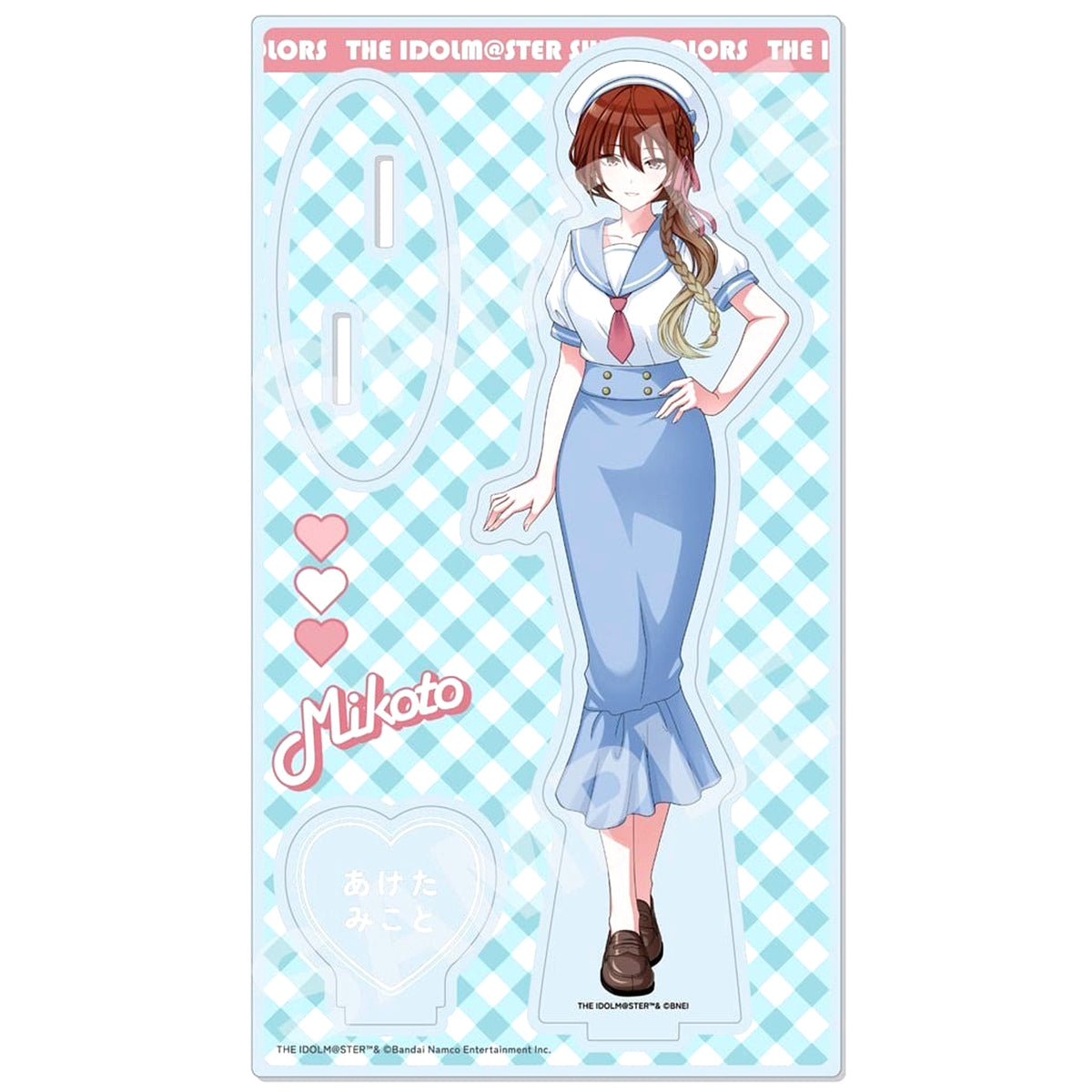 Mikoto Aketa Pastel Marine Look Ver. Acrylic Stand THE IDOLM@STER Shiny Colors x Yokohama Marine Tower Yokohama Stroll Rally [USED]