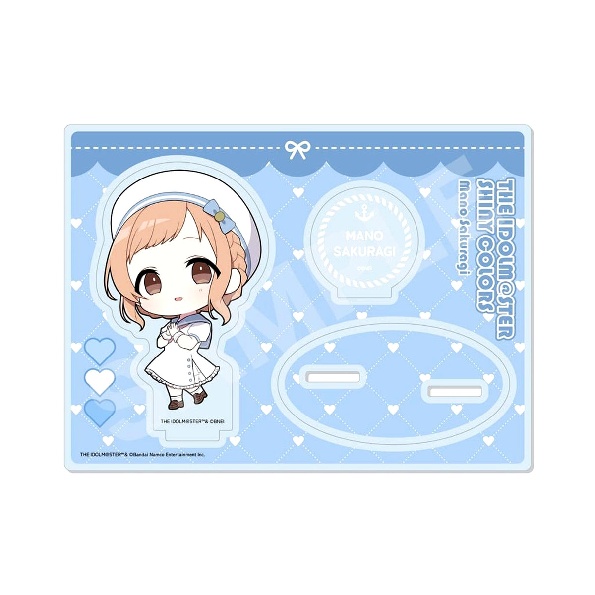 Mano Sakuragi Acrylic Stand Mini Character THE IDOLM@STER Shiny Colors x Yokohama Marine Tower Yokohama Stroll Rally [USED]
