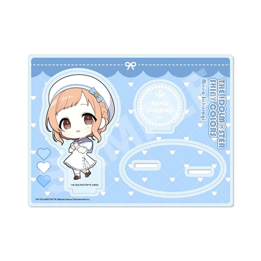 Mano Sakuragi Acrylic Stand Mini Character THE IDOLM@STER Shiny Colors x Yokohama Marine Tower Yokohama Stroll Rally [USED]