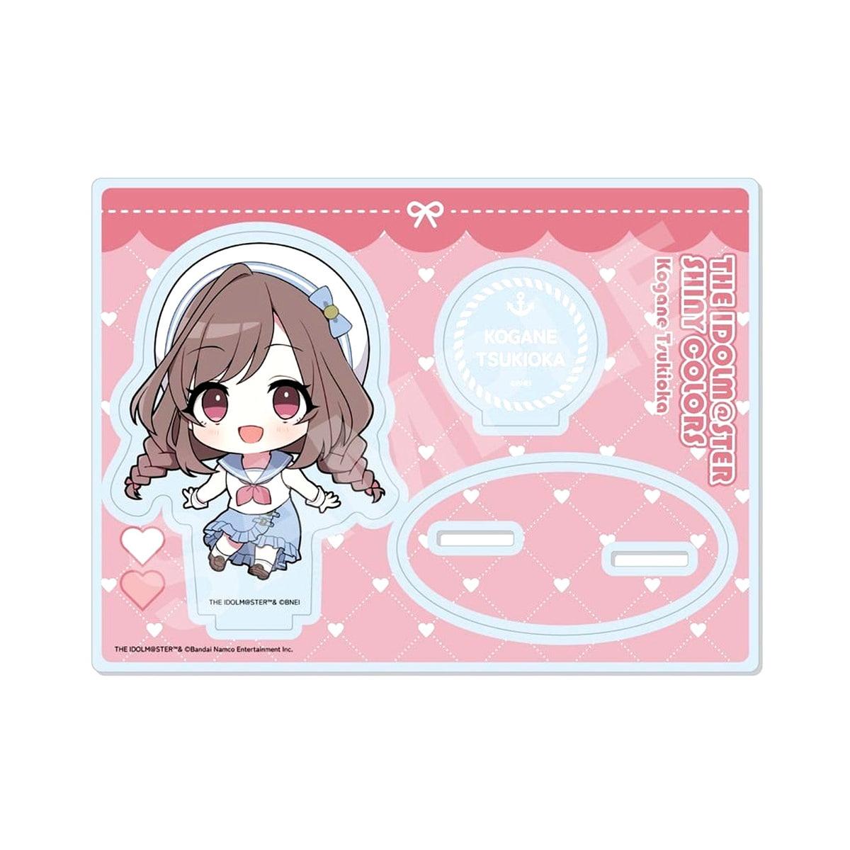 Kogane Tsukioka Acrylic Stand Mini Character THE IDOLM@STER Shiny Colors x Yokohama Marine Tower Yokohama Stroll Rally [USED]