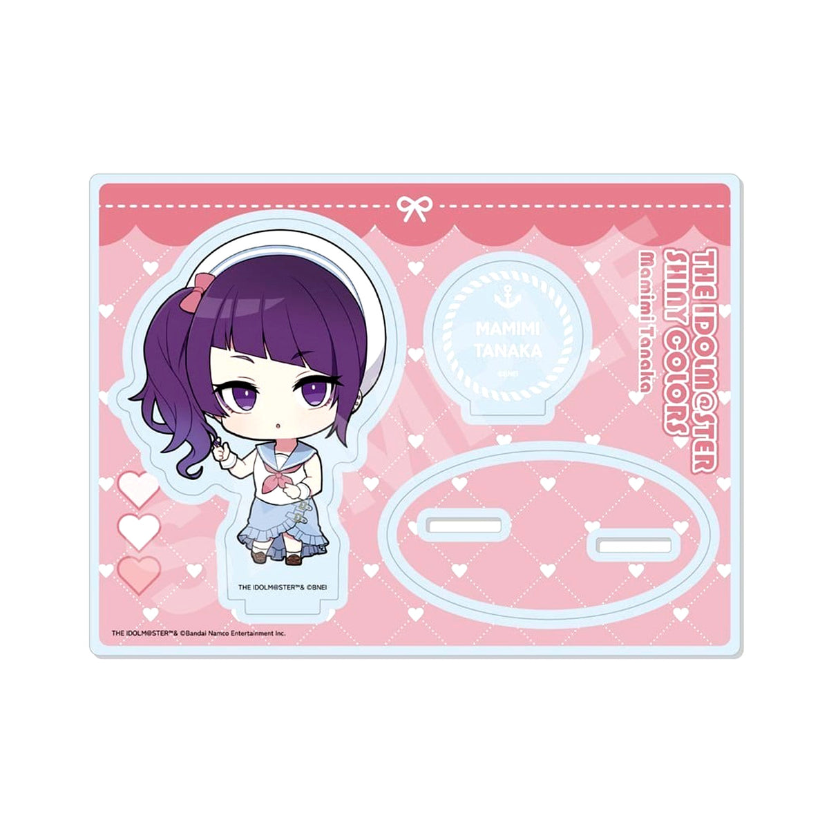 Mamimi Tanaka Mini Character Acrylic Stand THE IDOLM@STER Shiny Colors x Yokohama Marine Tower: Yokohama Stroll Rally [USED]