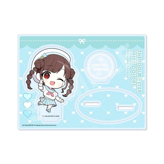Chiyoko Sonoda Mini Acrylic Stand THE IDOLM@STER Shiny Colors x Yokohama Marine Tower Yokohama Stroll Rally [USED]