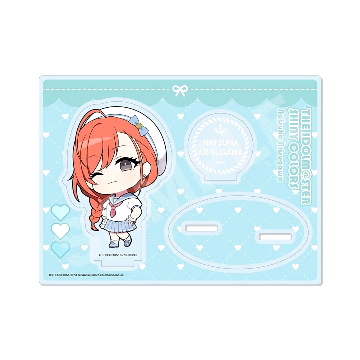 Natsuha Arisugawa Acrylic Stand Mini Character THE IDOLM@STER Shiny Colors x Yokohama Marine Tower Yokohama Stroll Rally [USED]