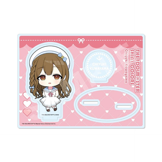 Chiyuki Kuwayama Acrylic Stand Mini Character THE IDOLM@STER Shiny Colors x Yokohama Marine Tower Yokohama Stroll Rally [USED]