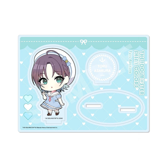 Toru Asakura Mini Character Acrylic Stand THE IDOLM@STER Shiny Colors x Yokohama Marine Tower: Yokohama Stroll Rally [USED]