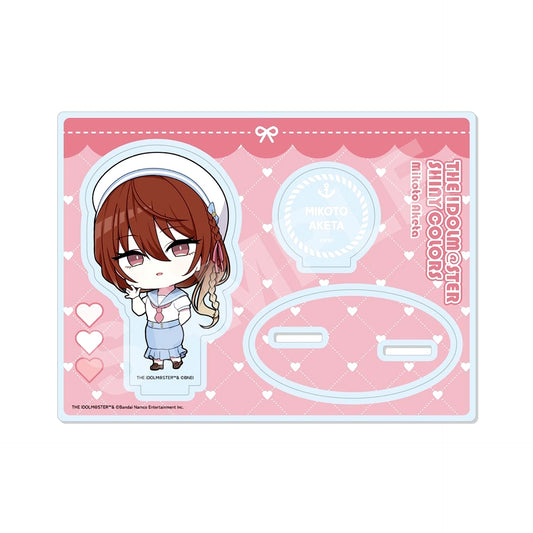 Mikoto Aketa Mini Acrylic Stand THE IDOLM@STER Shiny Colors x Yokohama Marine Tower Yokohama Stroll Rally [USED]