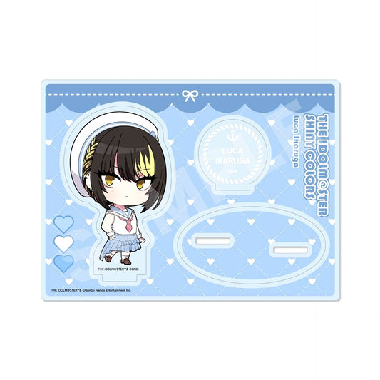 Luca Ikaruga Mini Character Acrylic Stand THE IDOLM@STER Shiny Colors x Yokohama Marine Tower: Yokohama Stroll Rally [USED]