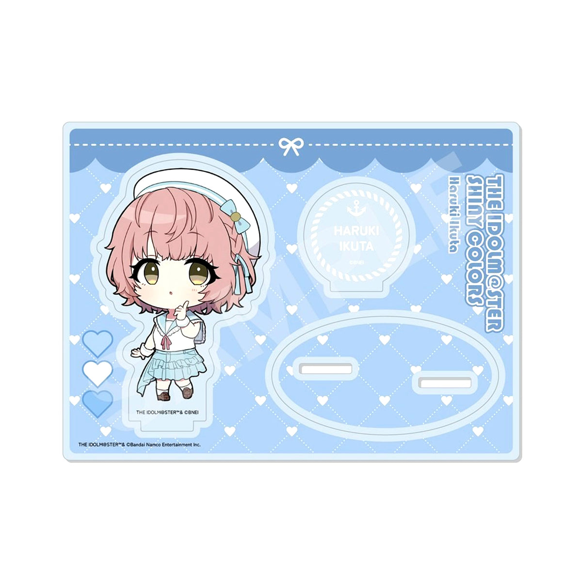 Haruki Ikuta Mini Character Acrylic Stand THE IDOLM@STER Shiny Colors x Yokohama Marine Tower: Yokohama Stroll Rally [USED]