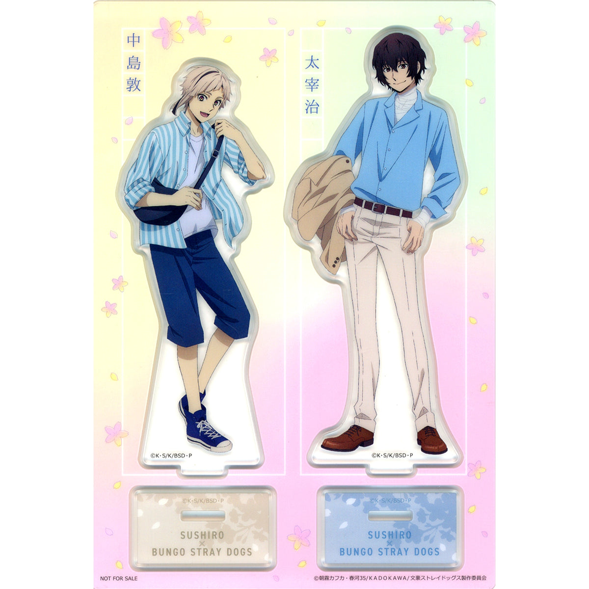 Atsushi Nakajima, Osamu Dazai Collaboration Limited Acrylic Stand Sushiro x Bungo Stray Dogs Campaign Haru Urara Eligible Menu Order Bonus [USED]