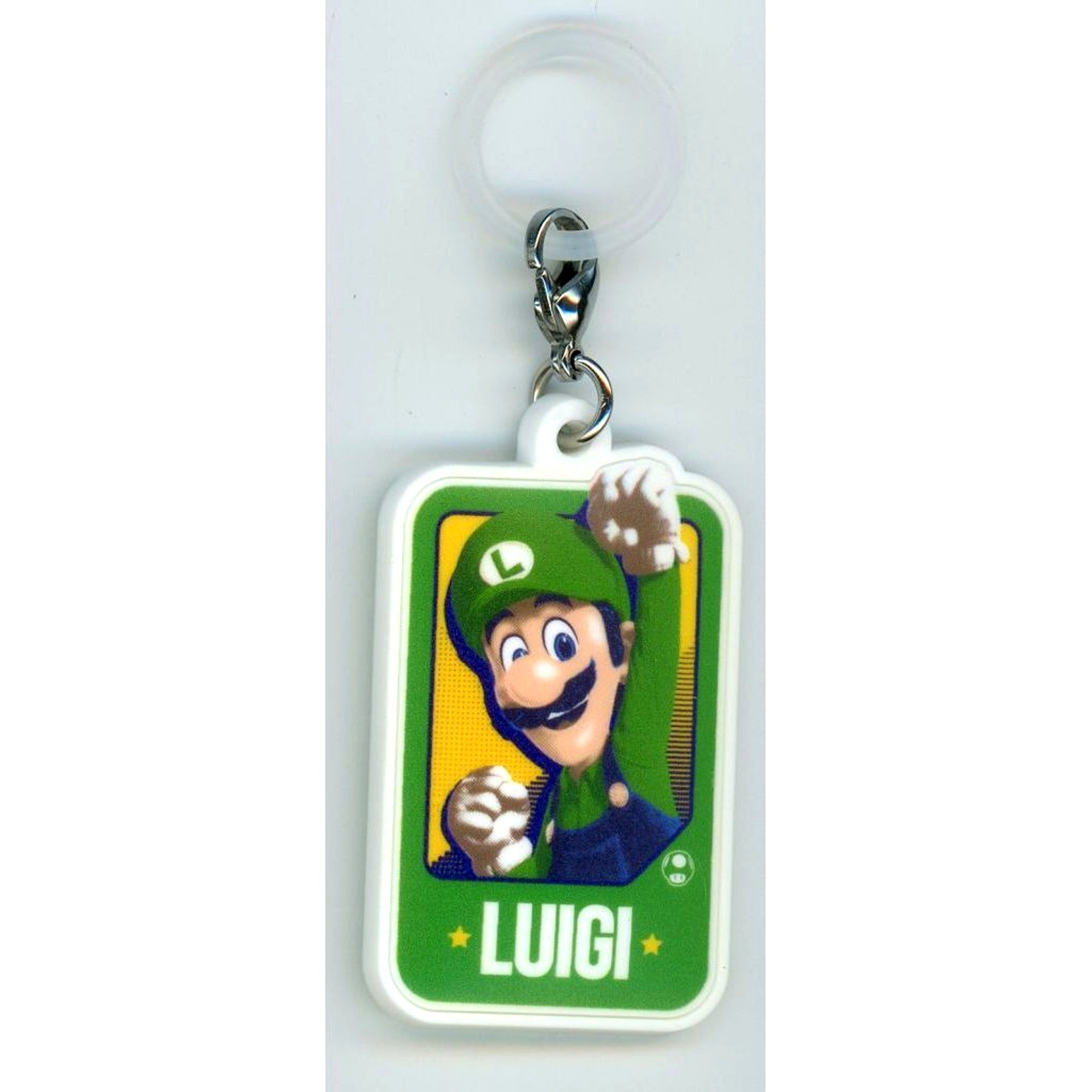 Luigi H Prize Ichiban Kuji The Super Mario Galaxy Movie Puffy Rubber Marker Charm [USED]